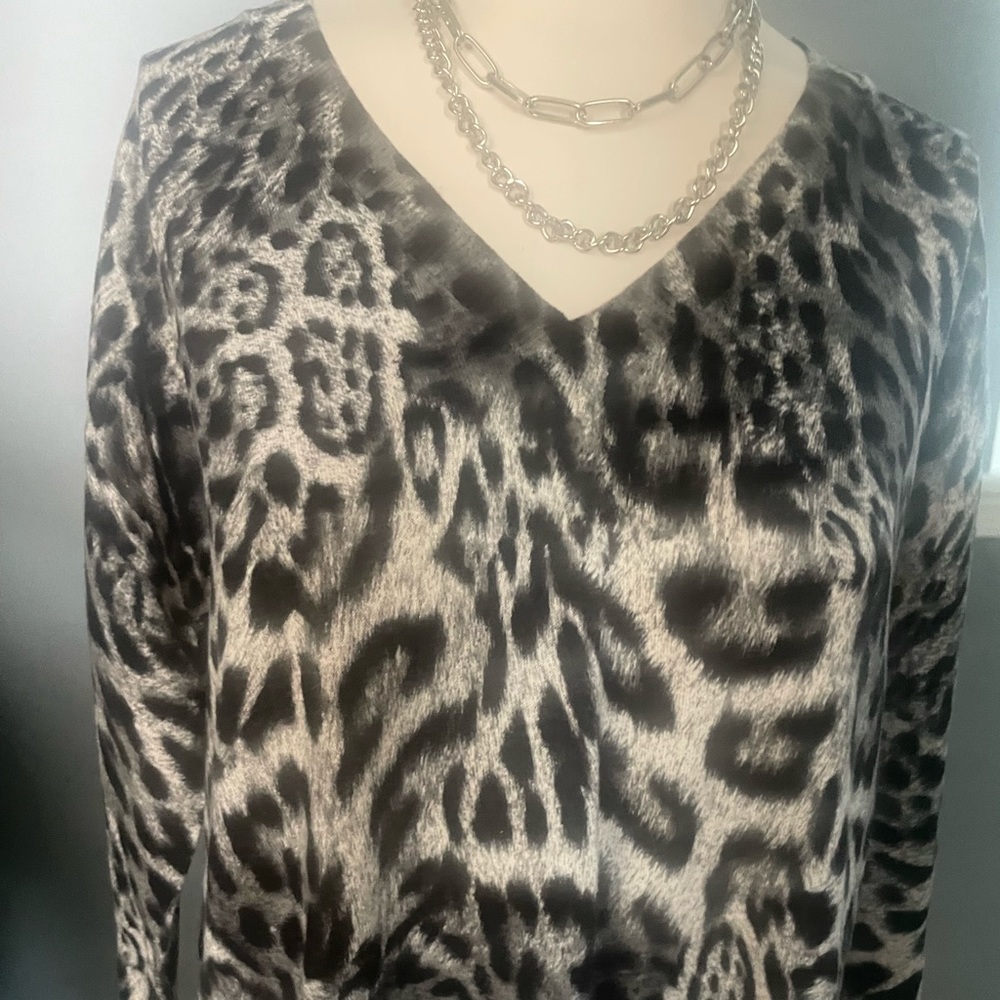 Michael Kors leopard animal print sweater